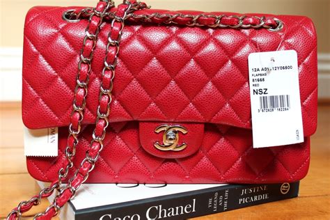 chanel red classic bag|chanel bag red inside.